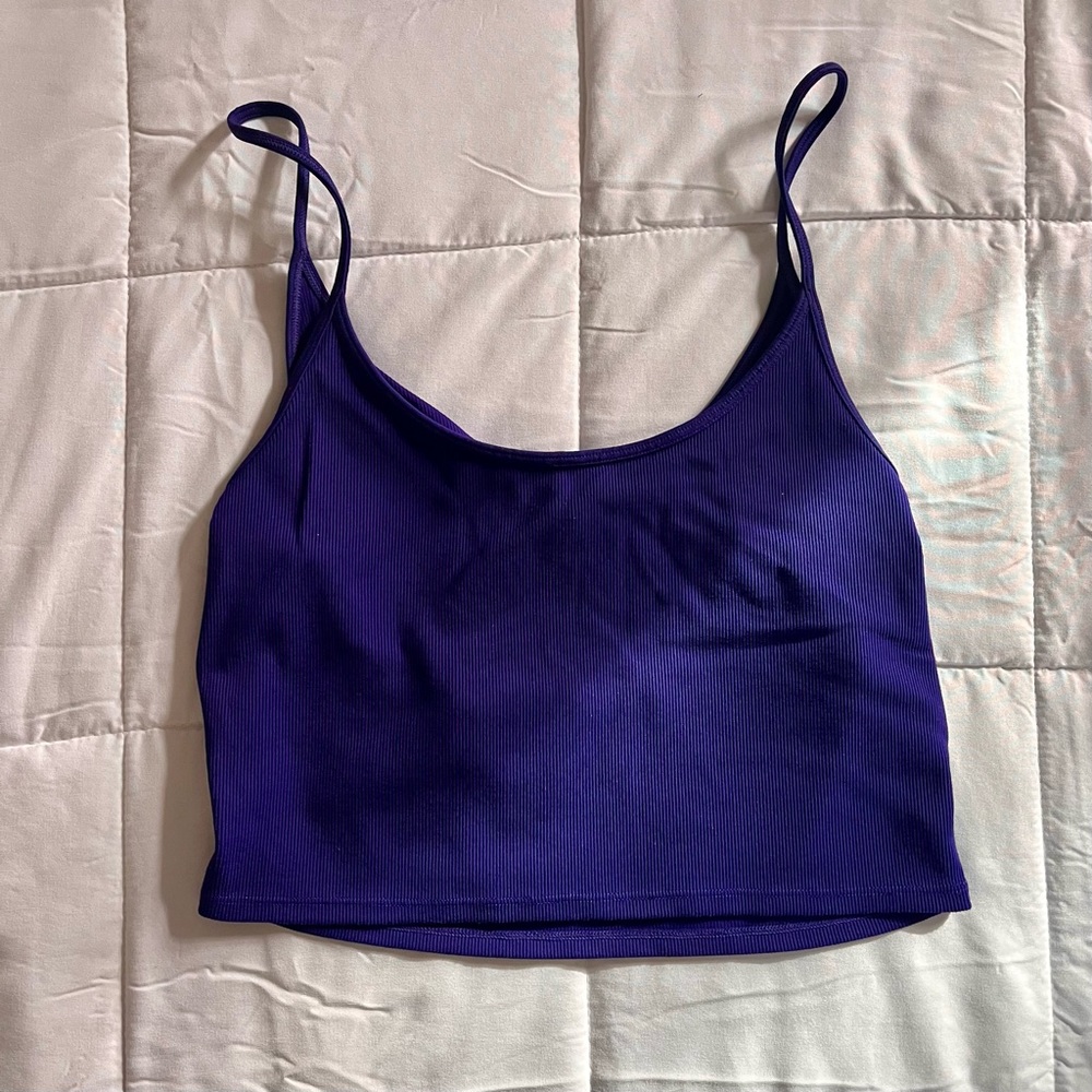 Athleta Karma Twist Back Cropped Tank